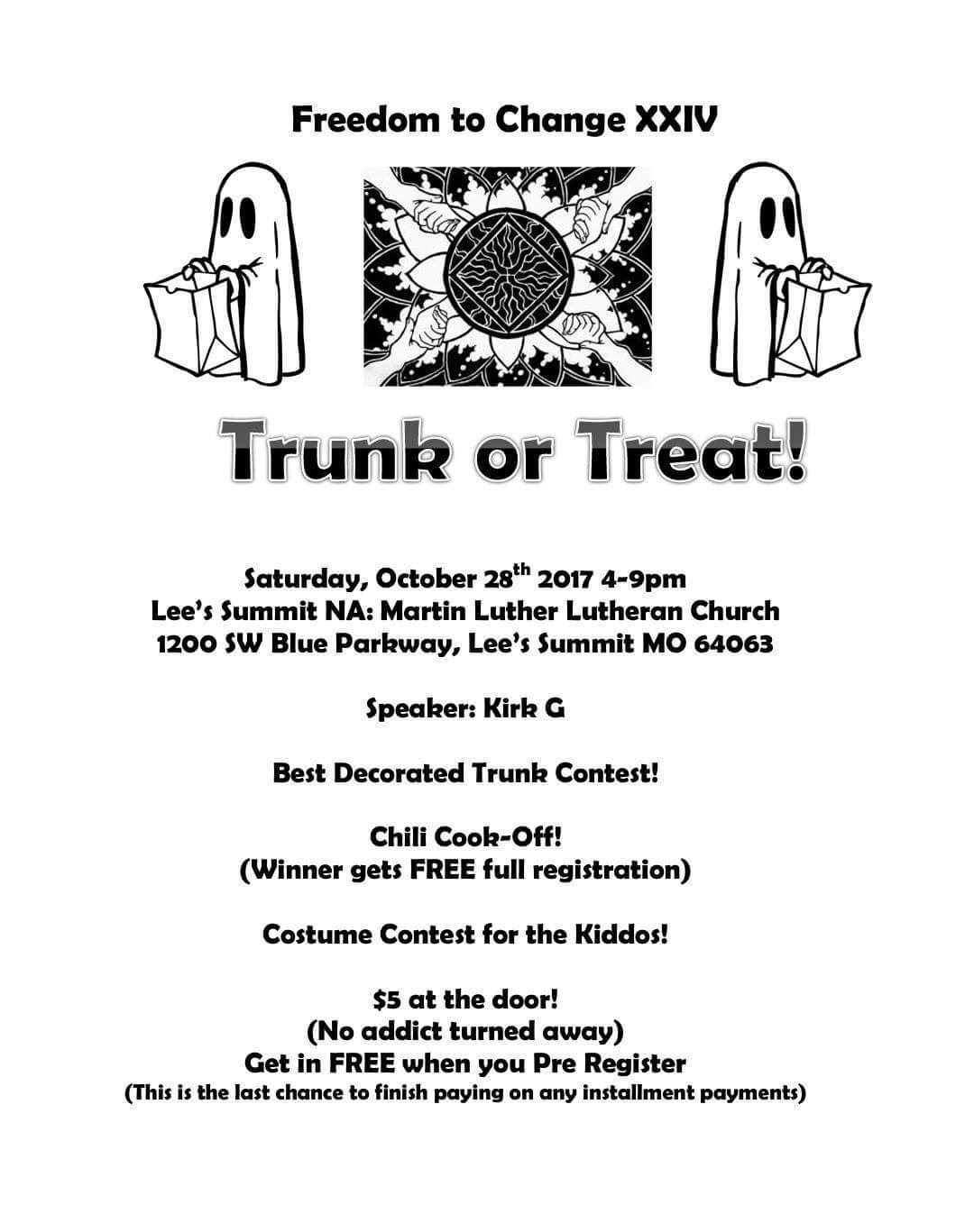FTC XXIV, Trunk or Treat, Oct 28th, 2017