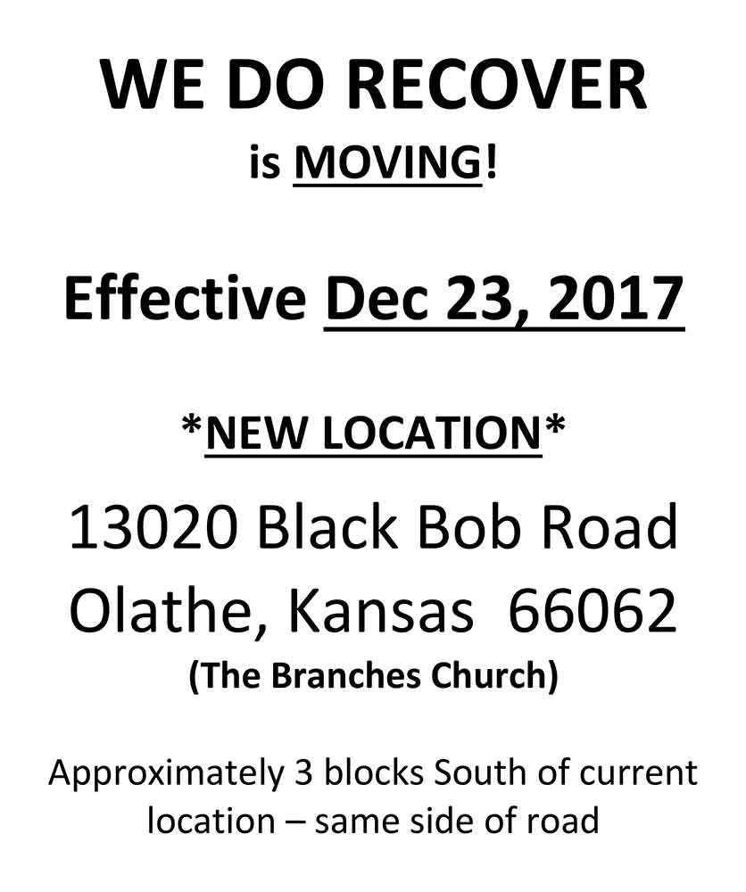We Do Recover Moving
